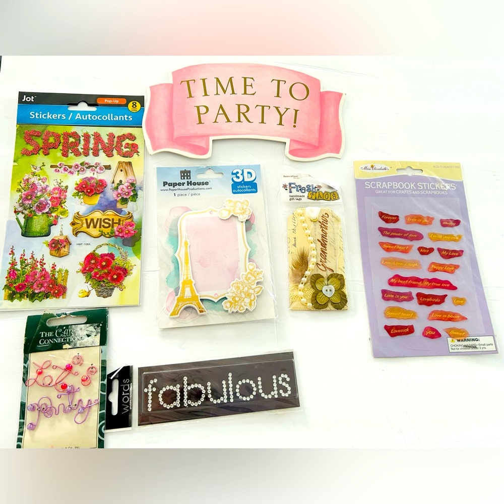 Scrapbook Stickers Bundle #3 new